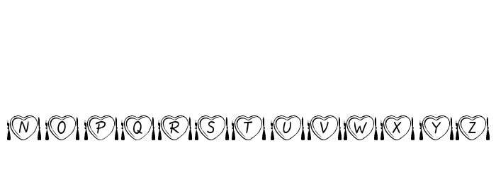 KR Anniversary Dinner Font OTHER CHARS