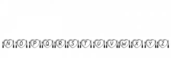 KR Anniversary Dinner Font OTHER CHARS