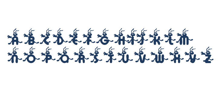 KR Ants Lowercase