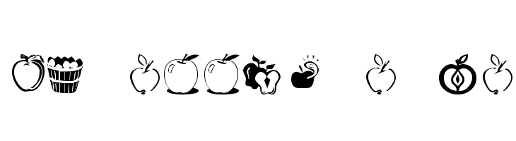 KR Apple A Day  font caratteri gratis