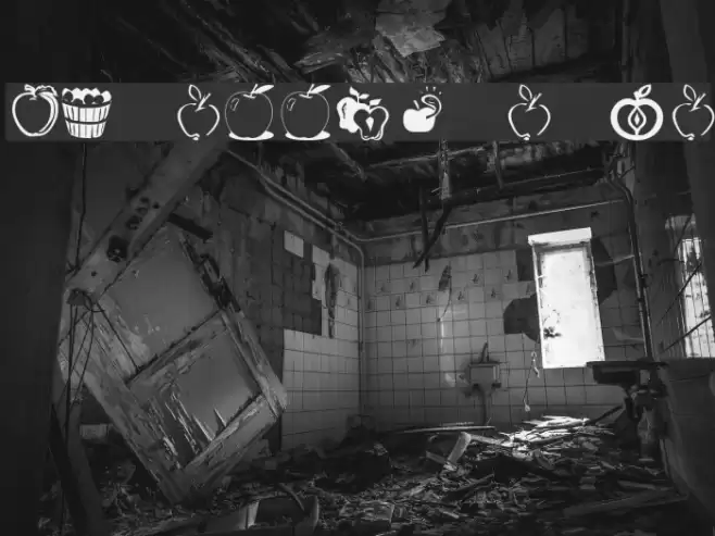 KR Apple A Day Font examples