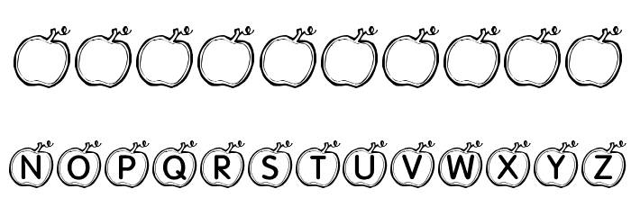 KR Apple Font OTHER CHARS