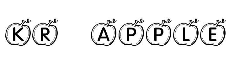 KR Apple  Fuentes Gratis Descargar