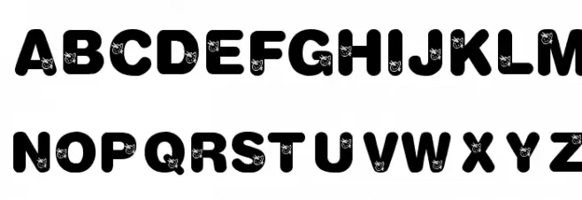 KR Artist Шрифта ВЕРХНИЙ