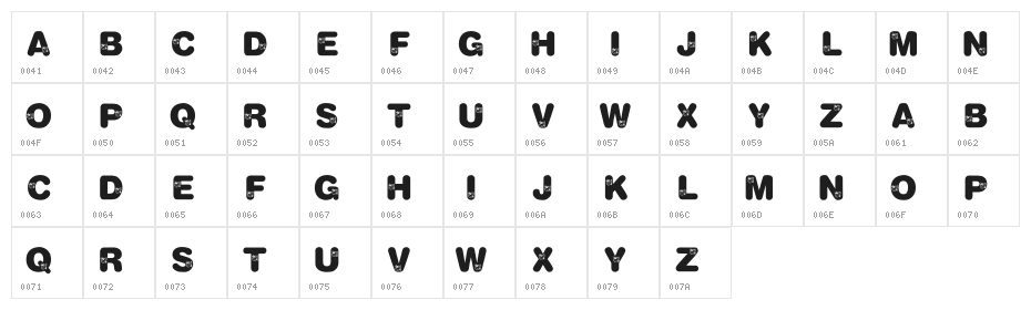 KR Artist Character Map