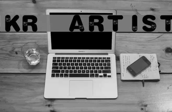 KR Artist Font examples