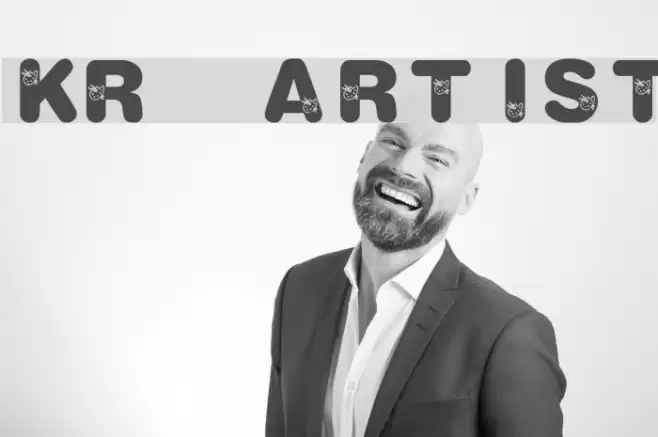 KR Artist Font examples