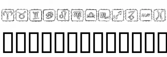KR Astro 1 Schriftart Groß
