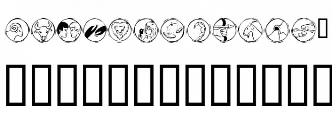 KR Astro 2 Font OTHER CHARS