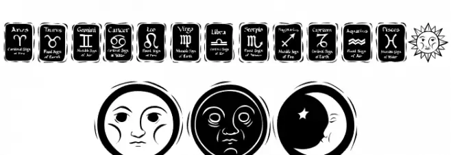KR Astro 3 Font UPPERCASE