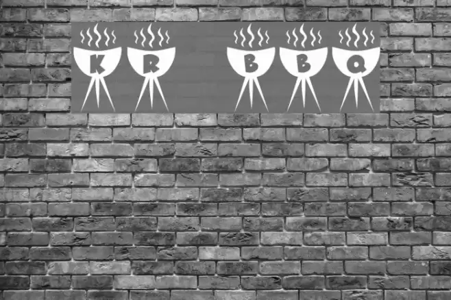 KR BBQ Font examples