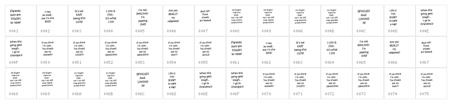 KR Babiez Two Character Map