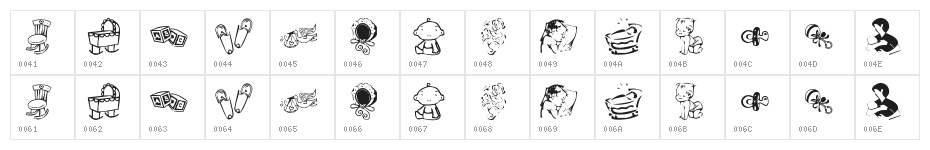 KR Baby Love Character Map