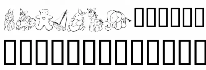 KR Baby's Favorites Font OTHER CHARS