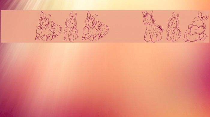 KR Baby's Favorites Font examples
