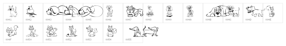 KR Backyard Scraps Character Map