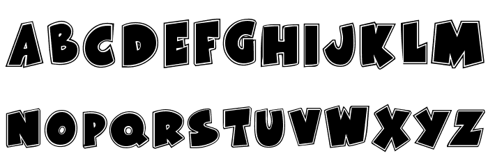 KR Bad Kitty Font LOWERCASE