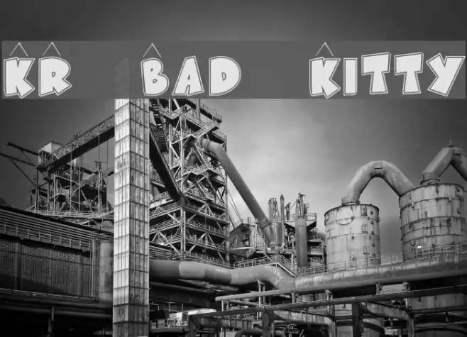 KR Bad Kitty Font examples