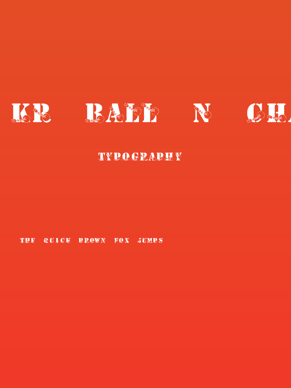 KR Ball N Chain Poster