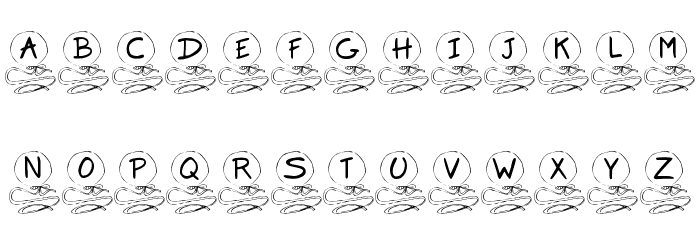 KR Balloon Font LOWERCASE