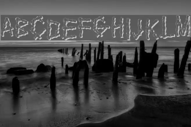 KR Bamboo Font examples