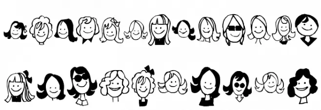 KR Barb's Class Girls Шрифта ВЕРХНИЙ