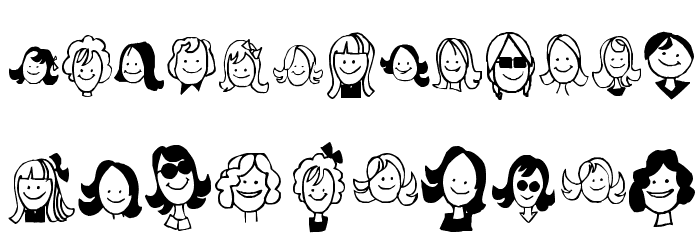 KR Barb's Class Girls Font LOWERCASE