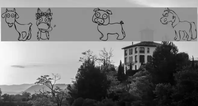 KR Barnyard Scraps Font examples