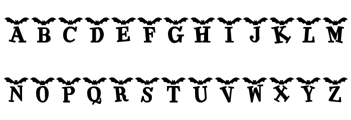 KR Batty Font LOWERCASE