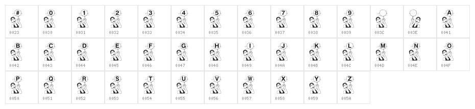 KR B'ball Character Map