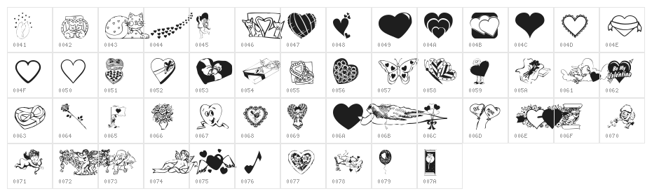 KR Be Mine Again Character Map