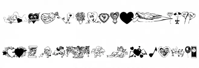 KR Be Mine Again Polices MINUSCULES