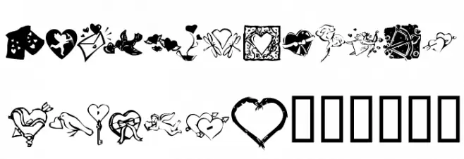 KR Be Mine Always Polices AUTRES CHARS