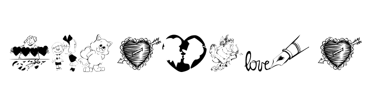KR Be Mine  font caratteri gratis