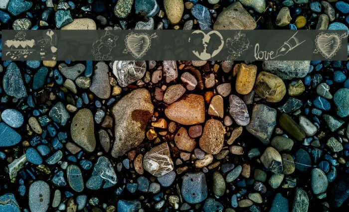 KR Be Mine Font examples