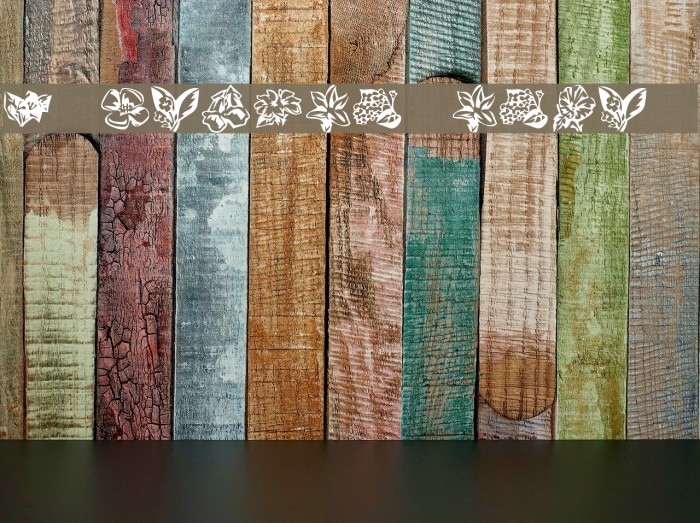 KR Beautiful Flowers 3 Font examples