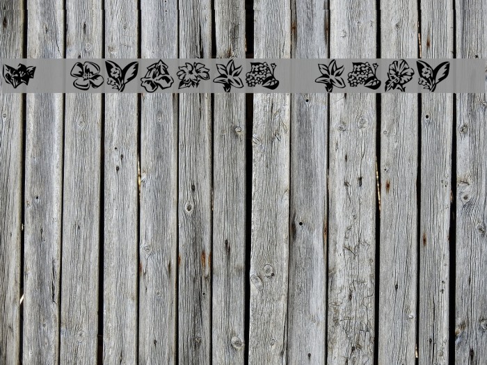 KR Beautiful Flowers 3 Font examples
