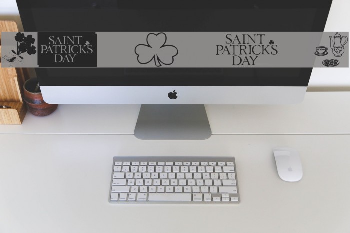 KR Belated St Patricks Font examples