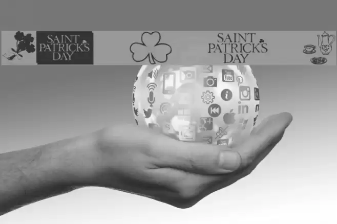 KR Belated St Patricks Font examples