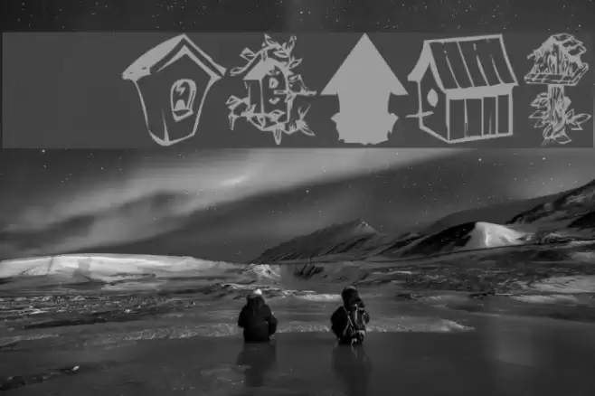 KR Birdhouse Font examples