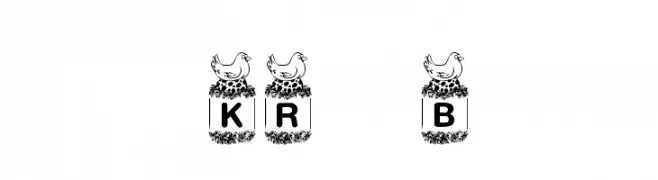 KR Birdy  Frei Schriftart Herunterladen
