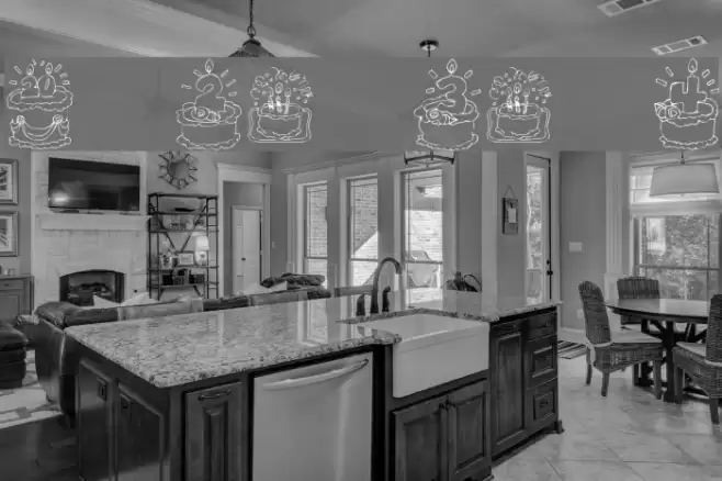 KR Birthday Cake! Dings Font examples