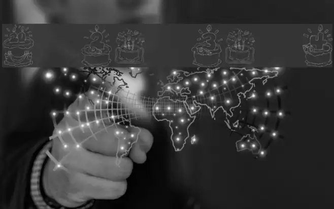 KR Birthday Cake! Dings Font examples