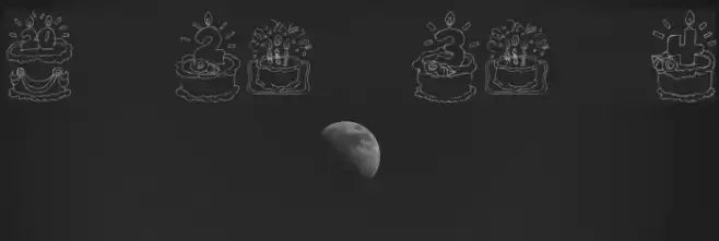 KR Birthday Cake! Dings Font examples