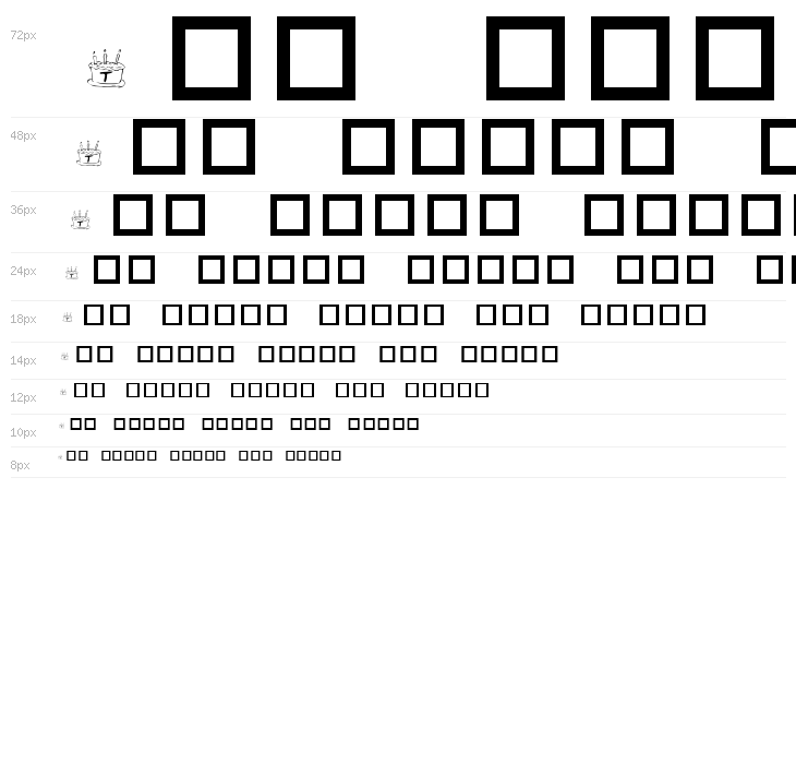 KR Birthday Cake Waterfall