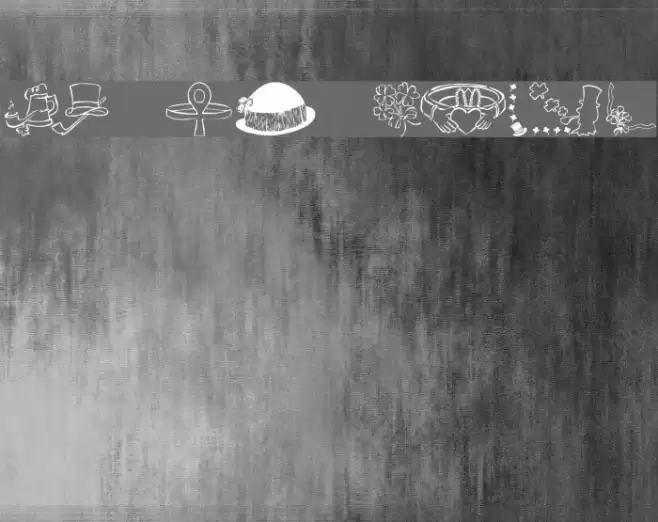 KR Bits O'Shea Font examples