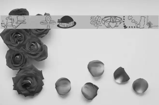 KR Bits O'Shea Font examples