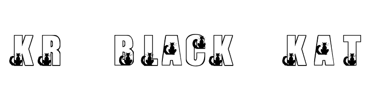 KR Black Kat  Скачать бесплатные шрифты