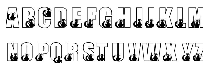 KR Black Kat Font OTHER CHARS