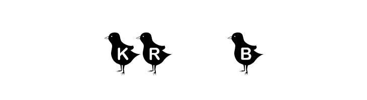 KR Blackbird  les polices de caractères gratuit tlcharger